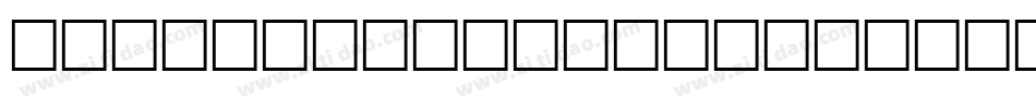 Triple SlashSerif字体转换